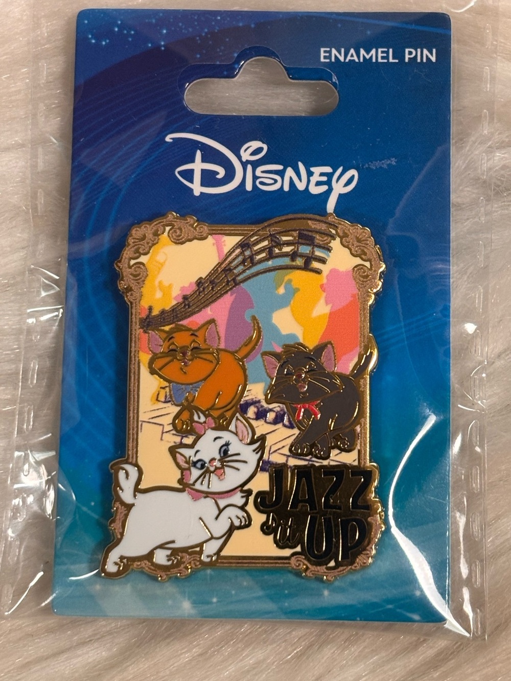Disney The Aristocats Kittens Jazz It Up Enamel Pin